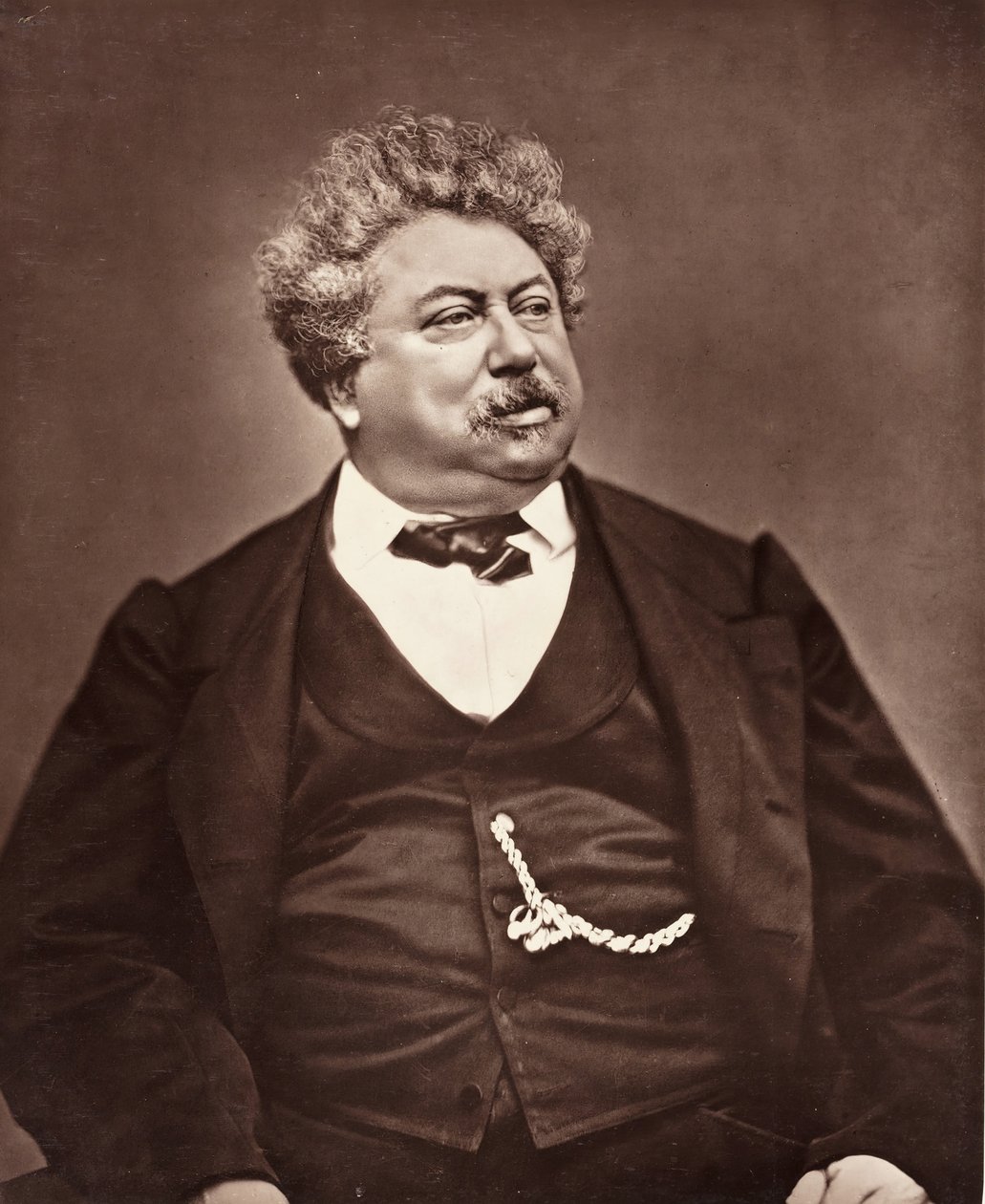 Alexandre Dumas novelista y dramaturgo francés, 1802-1870, c. 1876 de Etienne Carjat