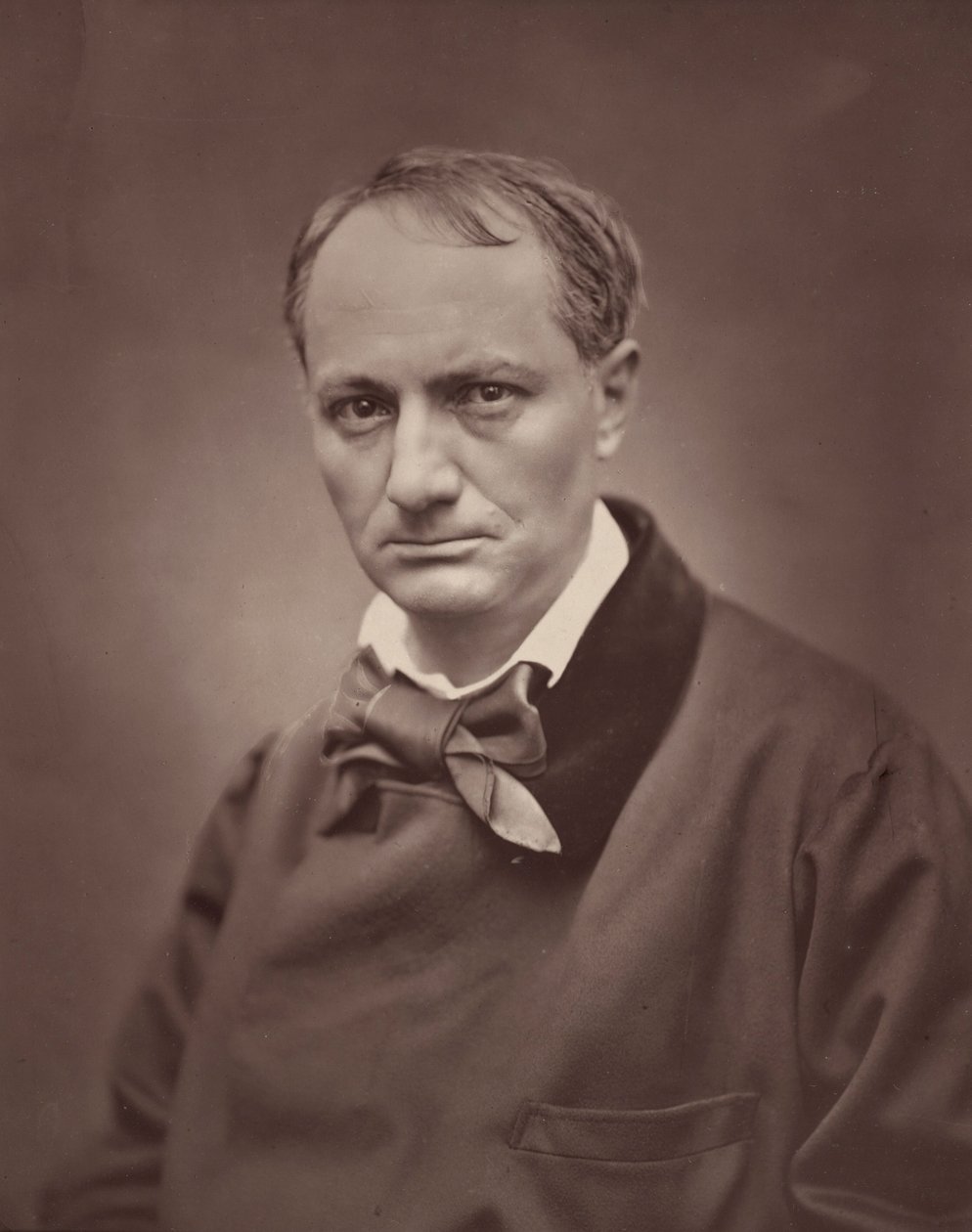 Charles Baudelaire,1861, impreso en 1877 (foto) de Etienne Carjat