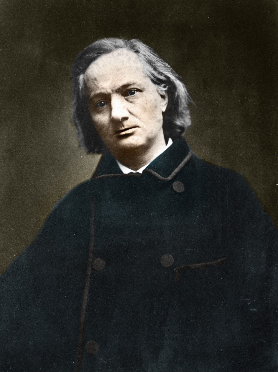 Charles Baudelaire (1821-1867), poeta francés de Etienne Carjat
