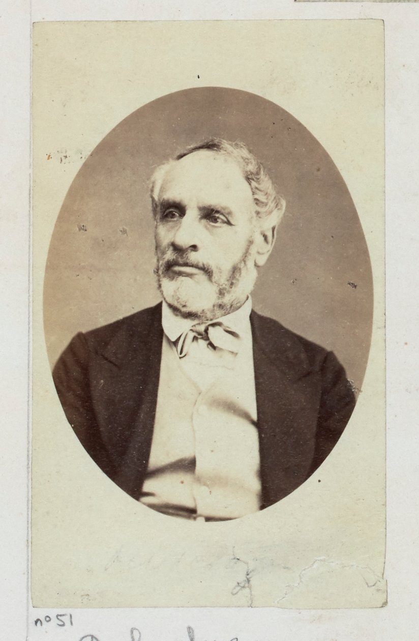 Delescluze Louis Charles (1809-1871). Periodista, conoció varias condenas, multas y encarcelamientos en Cayena, por sus ideas democráticas y sociales revolucionarias (1830). Elegido para el Consejo de la Comuna, miembro del Comité de... de Etienne Carjat