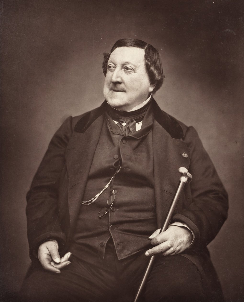 Gioachino Antonio Rossini, compositor italiano, 1792-1868 de Etienne Carjat