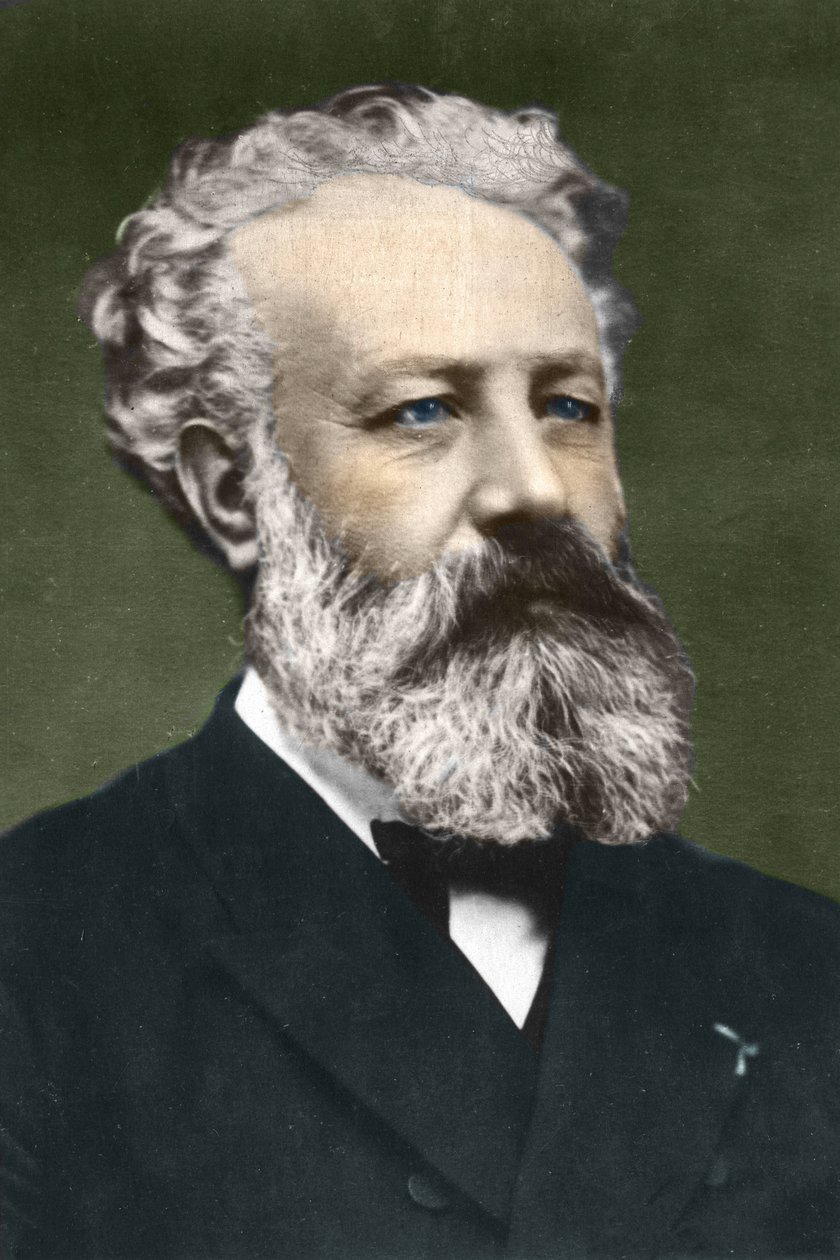 Jules Verne (1828-1905), escritor francés, por Carjat de Etienne Carjat