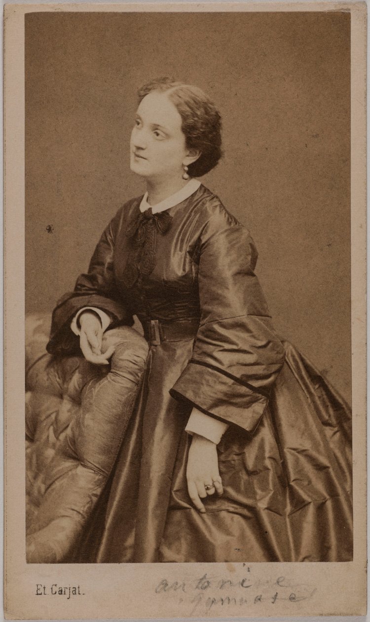 Retrato de Antonine (Marie Pélissé, llamada), 1836-1900, actriz de Etienne Carjat