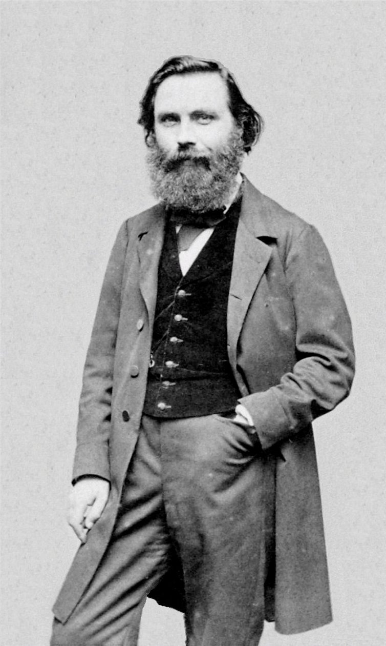 Retrato del escritor y periodista francés Eugène Garcin (1830-1909). de Etienne Carjat