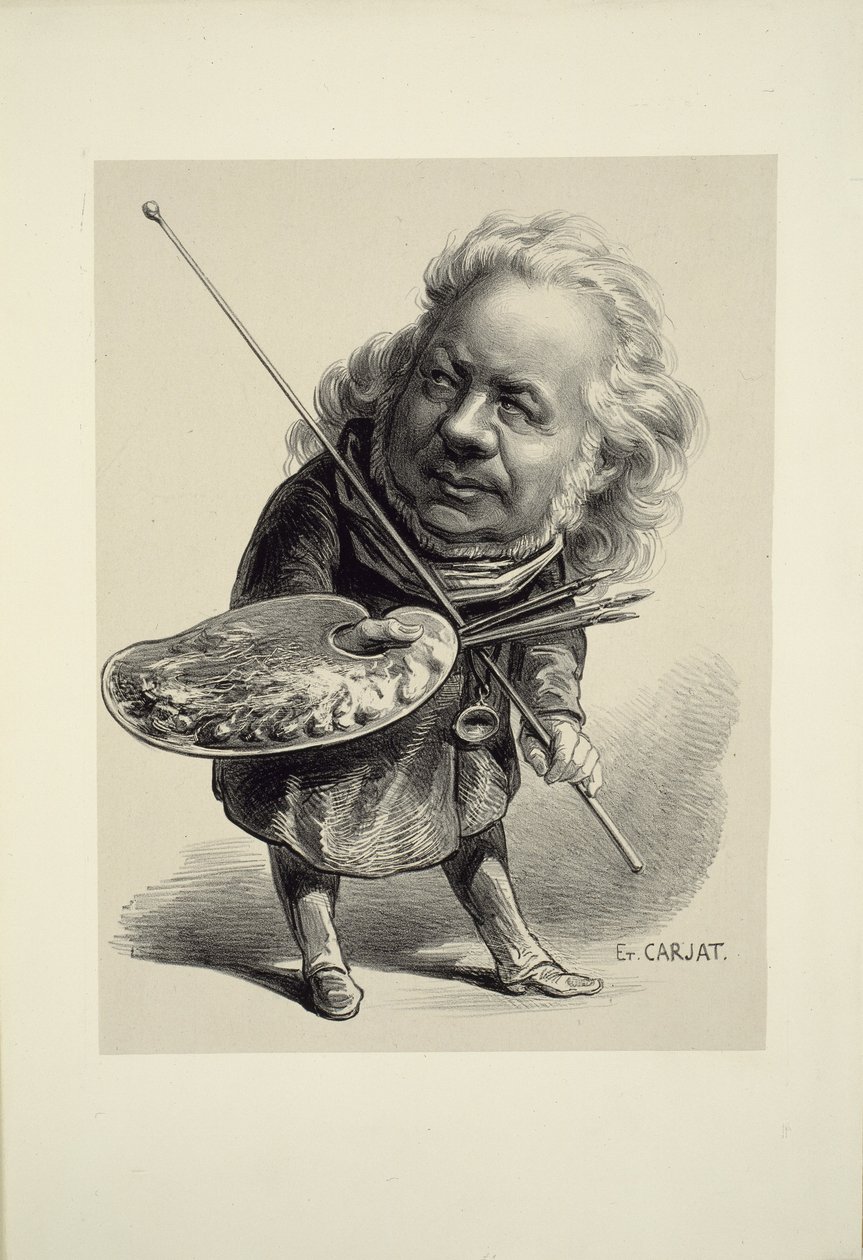 Retrato de Honoré Daumier de Etienne Carjat