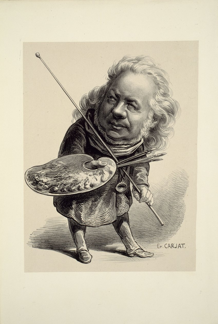 Retrato de Honoré Daumier de Etienne Carjat