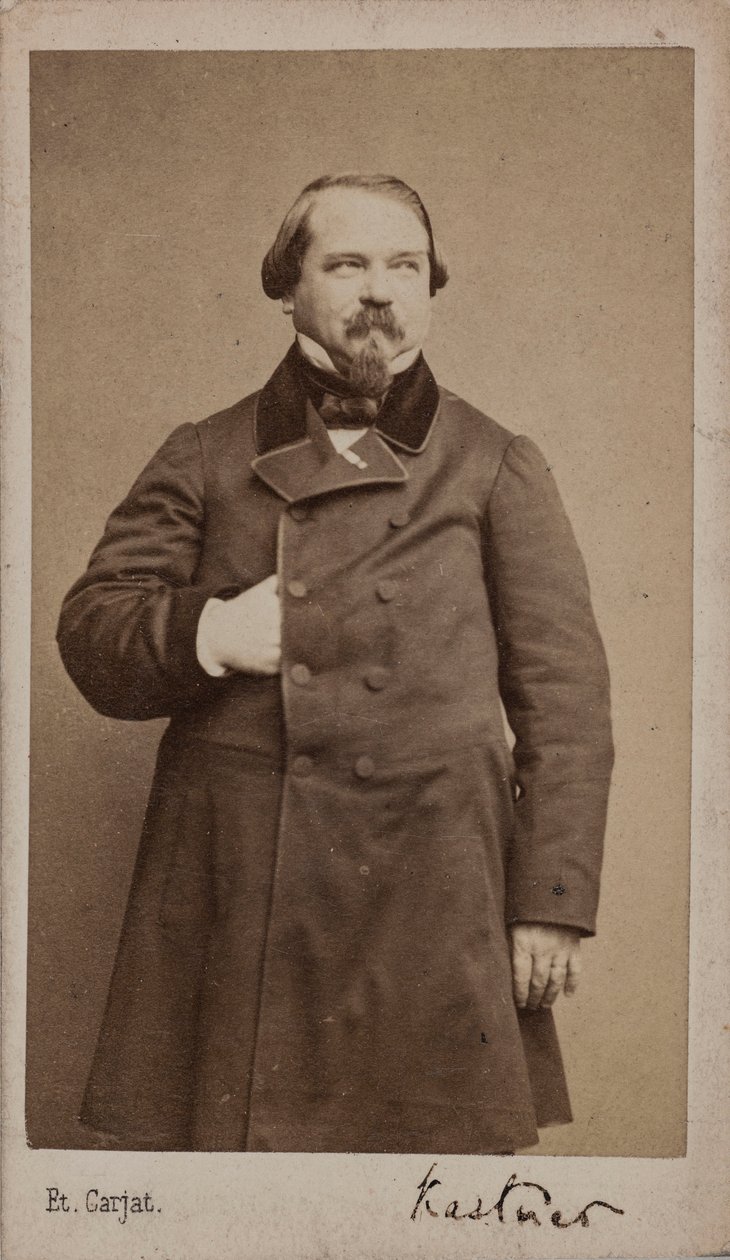 Retrato del compositor Jean-Georges Kastner de Etienne Carjat