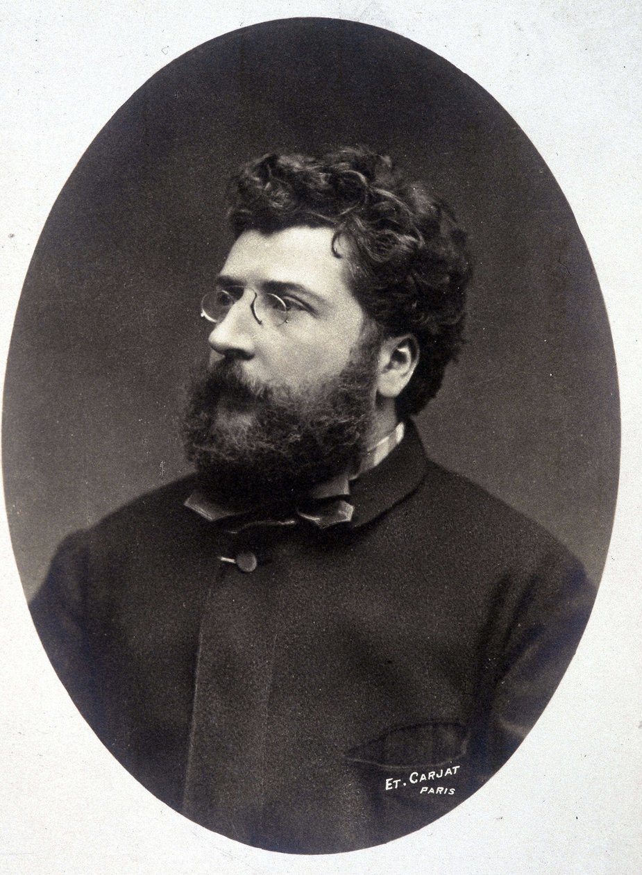 Retrato del compositor Georges Bizet de Etienne Carjat