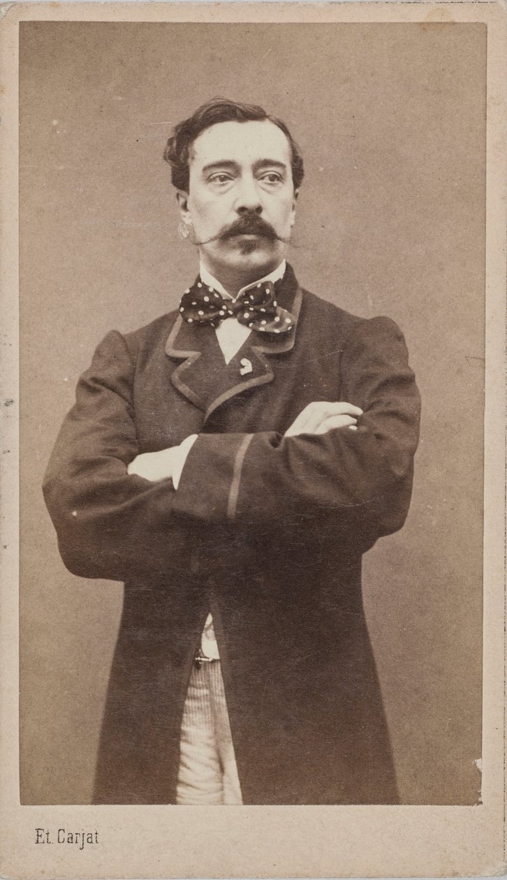 Retrato del pintor Alfred Stevens 1828-1906, c. 1870 de Etienne Carjat