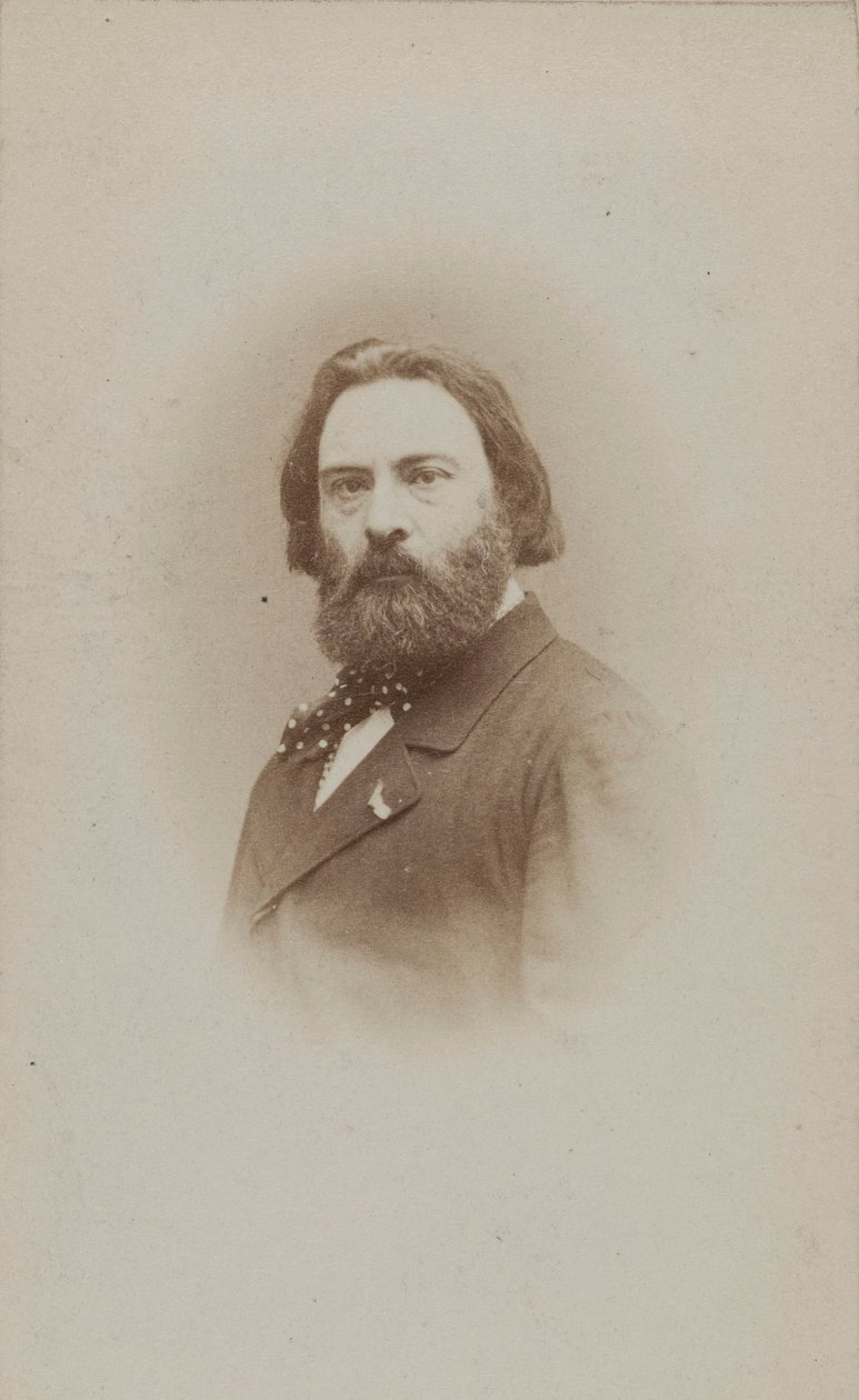 Retrato del pianista y compositor Émile Prudent de Etienne Carjat