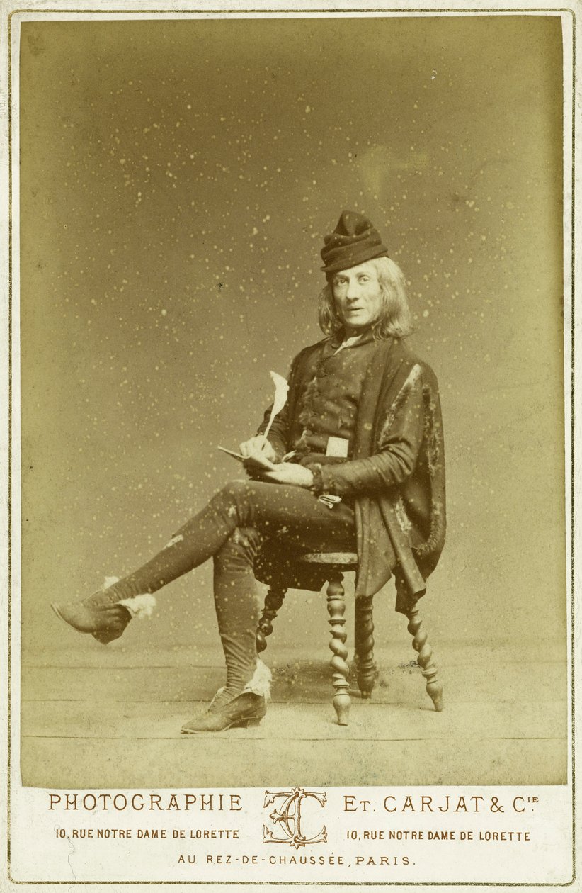 Richard en el papel de Gringoire de Etienne Carjat