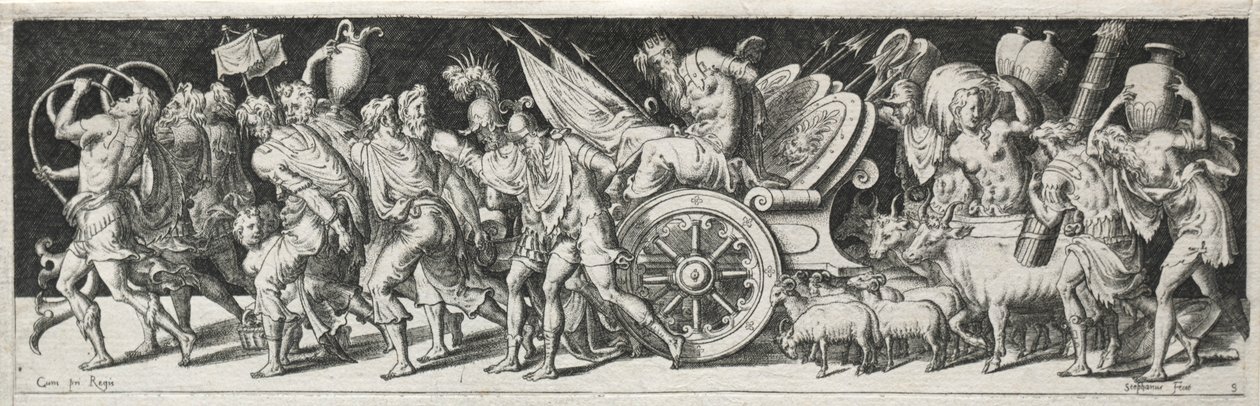 Combates y triunfos, probablemente 1560s de Etienne Delaune