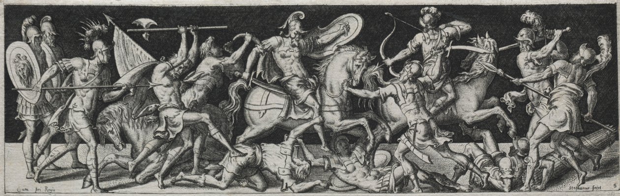 Combates y triunfos, probablemente 1560s de Etienne Delaune