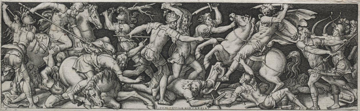 Combates y triunfos, probablemente 1560s de Etienne Delaune