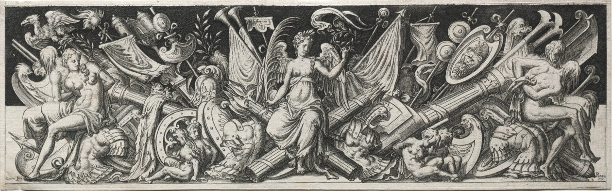 Combates y triunfos, probablemente 1560s de Etienne Delaune