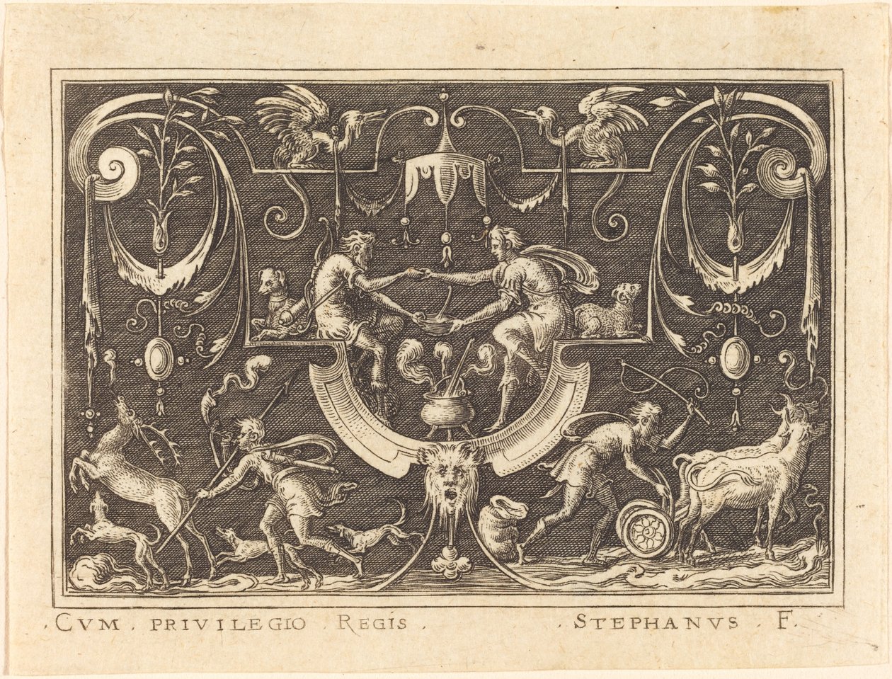 Esaú vendiendo su primogenitura de Etienne Delaune