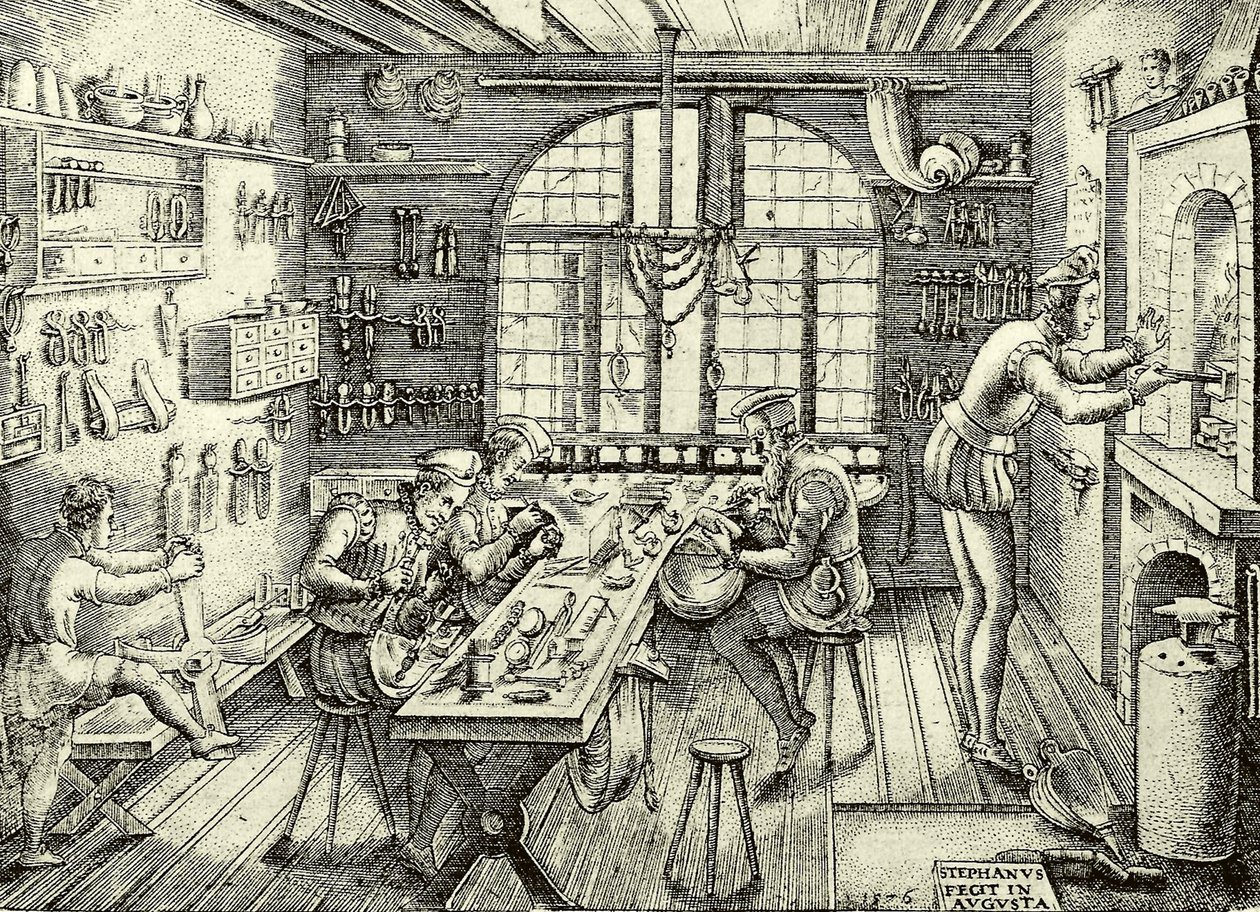 Tienda de orfebres de Etienne Delaune