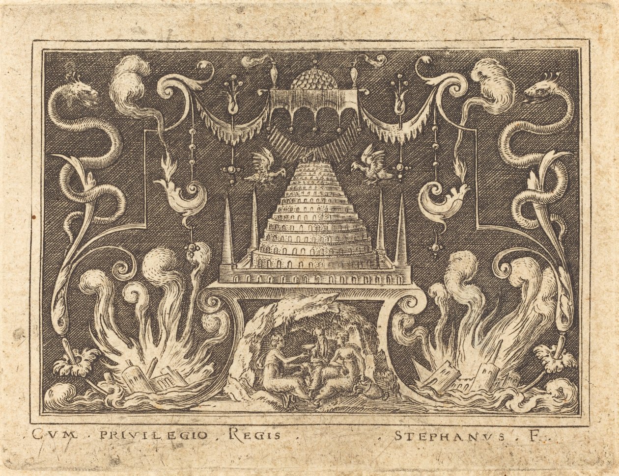 Incesto de Lot de Etienne Delaune