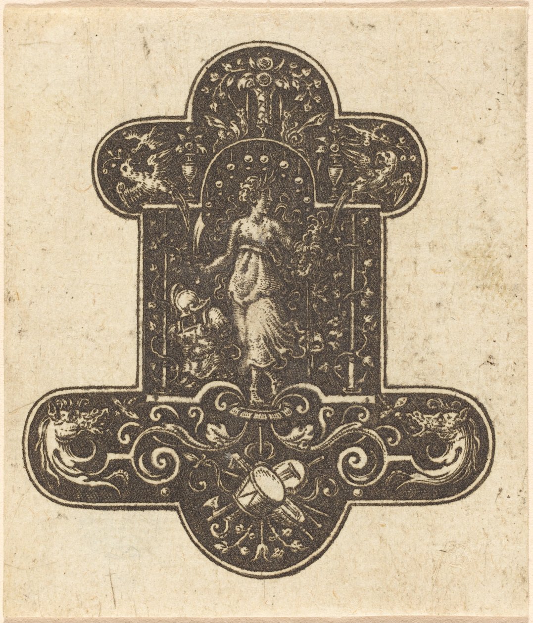 Judith con la cabeza de Holofernes de Etienne Delaune