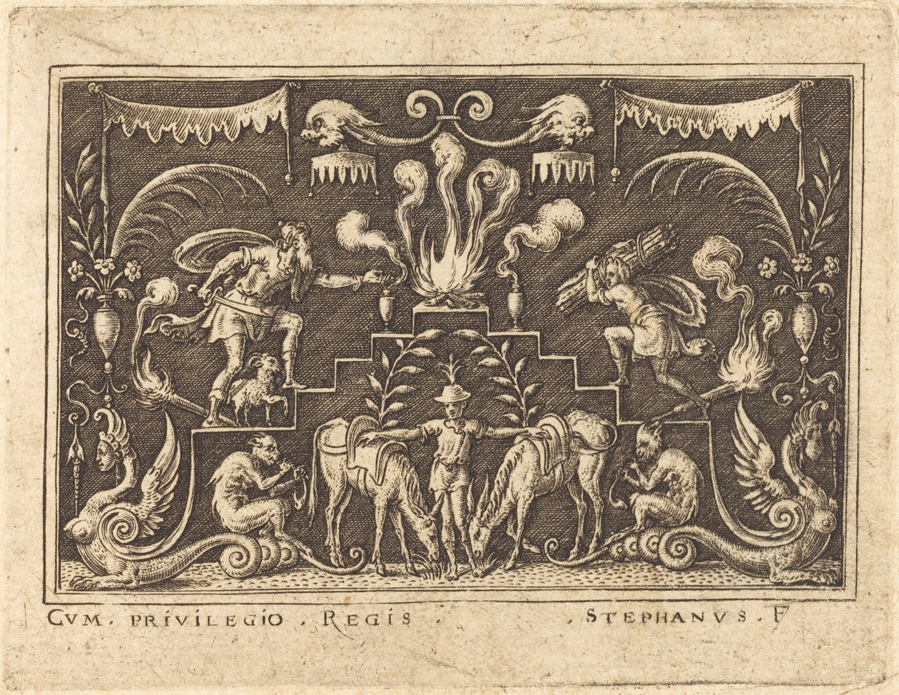 Sacrificio de Abraham de Etienne Delaune