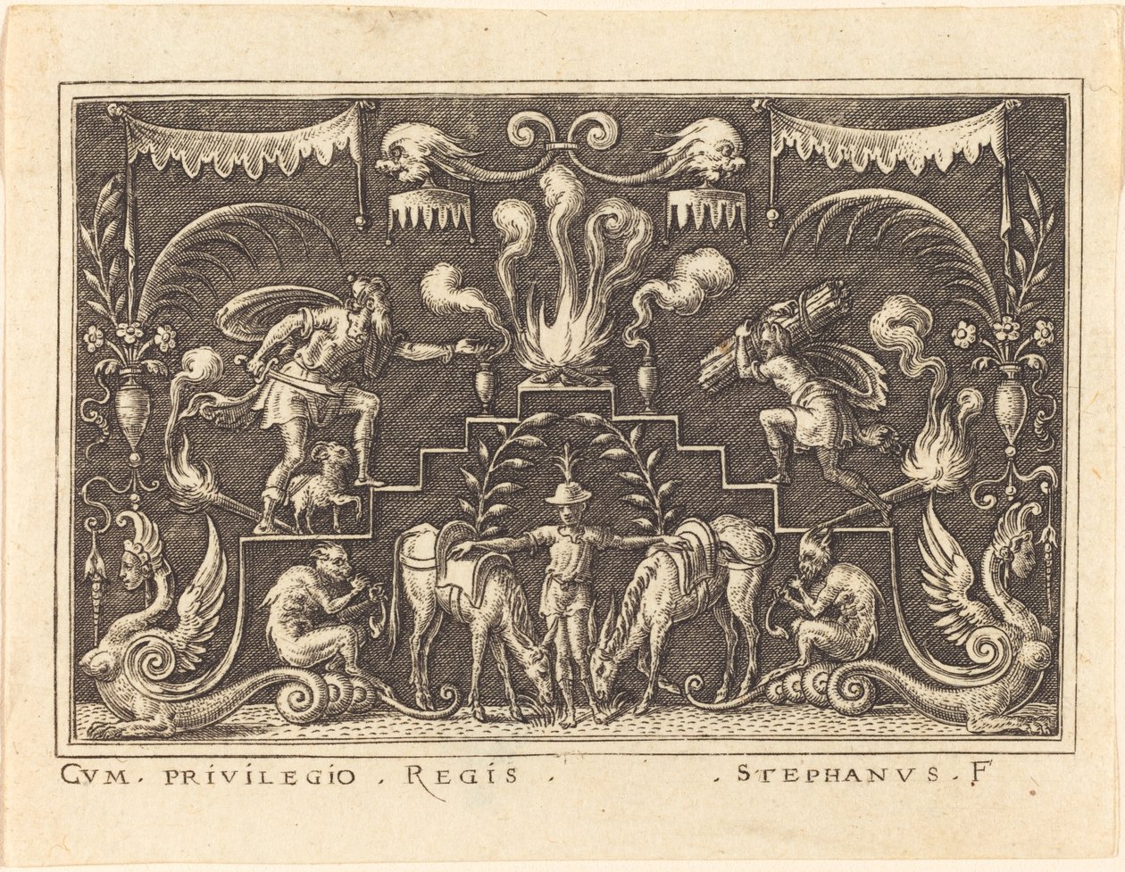 El sacrificio de Abraham de Etienne Delaune