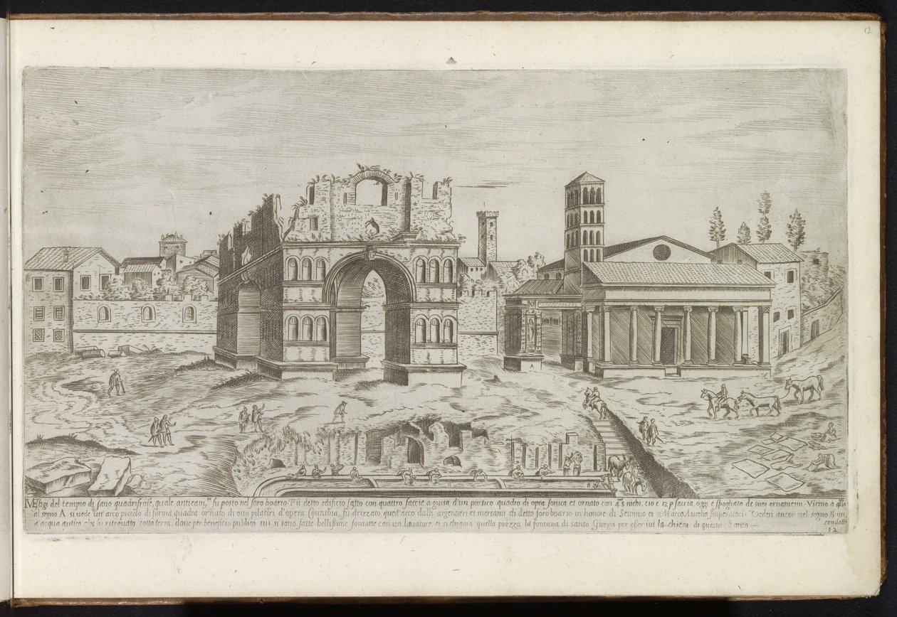 Arco de Jano en Roma Edificios antiguos (título de la serie) I vestigi dell