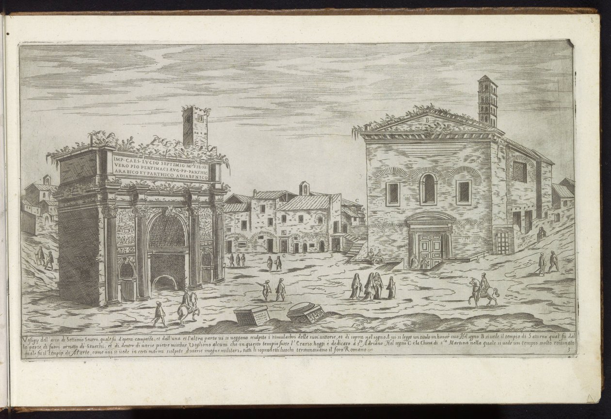 Arco de Septimius Severus en Roma Edificios antiguos (título de la serie) I vestigi dell
