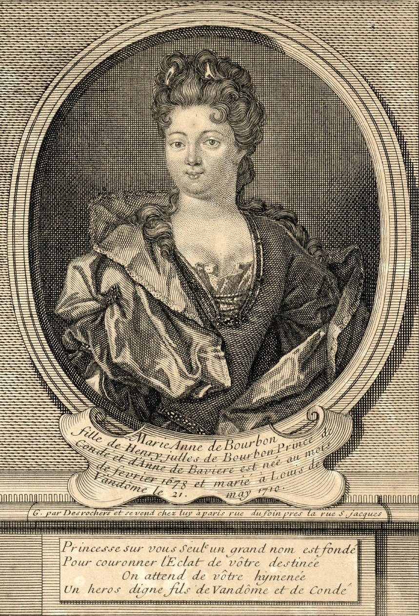 María Ana de Borbón, duquesa de Vendôme de Etienne Jehandier Desrochers