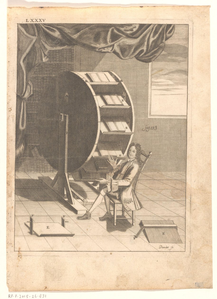 Rueda de libros de Nicolas Grollier de Servière de Étienne Joseph Daudet