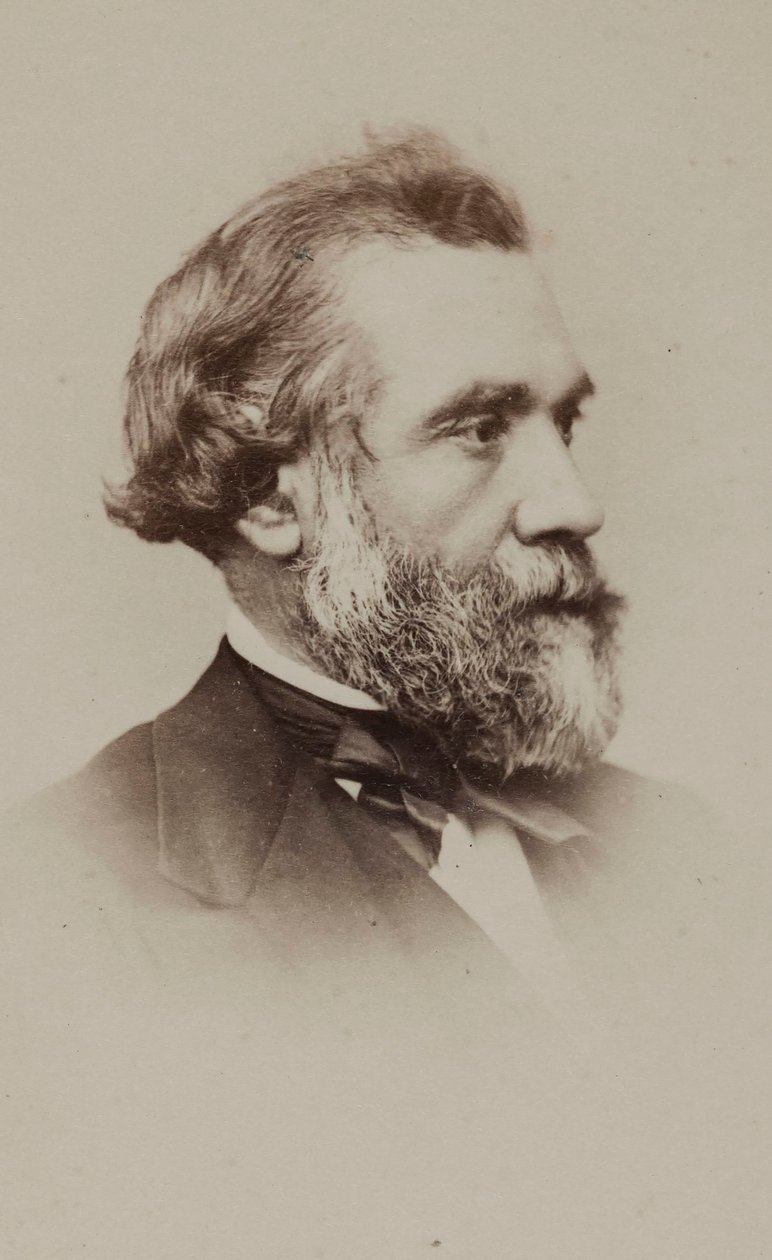 Retrato del autor Alphonse Esquiros de Etienne Neurdein