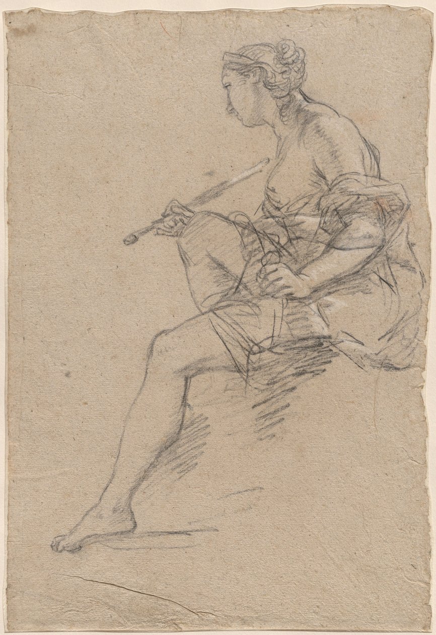 Estudio para una alegoría de la pintura de Etienne Parrocel