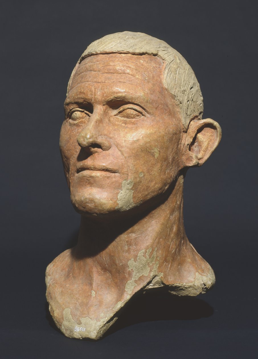 Retrato de un hombre, de Manganello, Caere, Italia de Etruscan