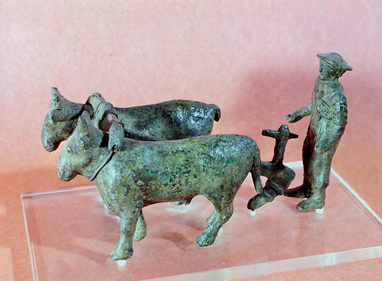 El labrador de Arezzo, de Cerveteri, siglo VI a.C. de Etruscan