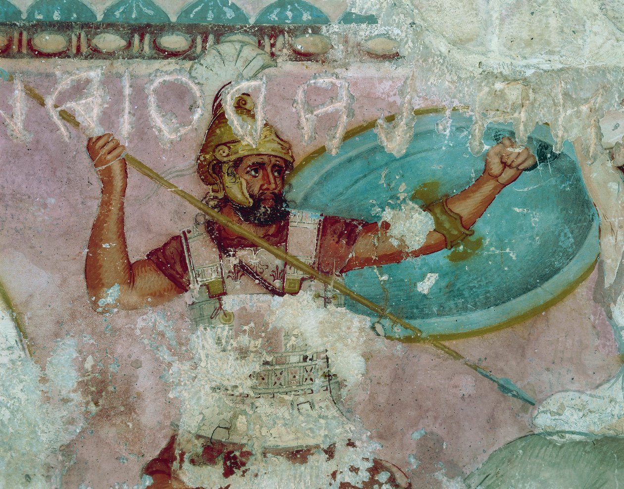 Civilización etrusca, Pintura del sarcófago de las Amazonas, de Tarquinia de Etruscan