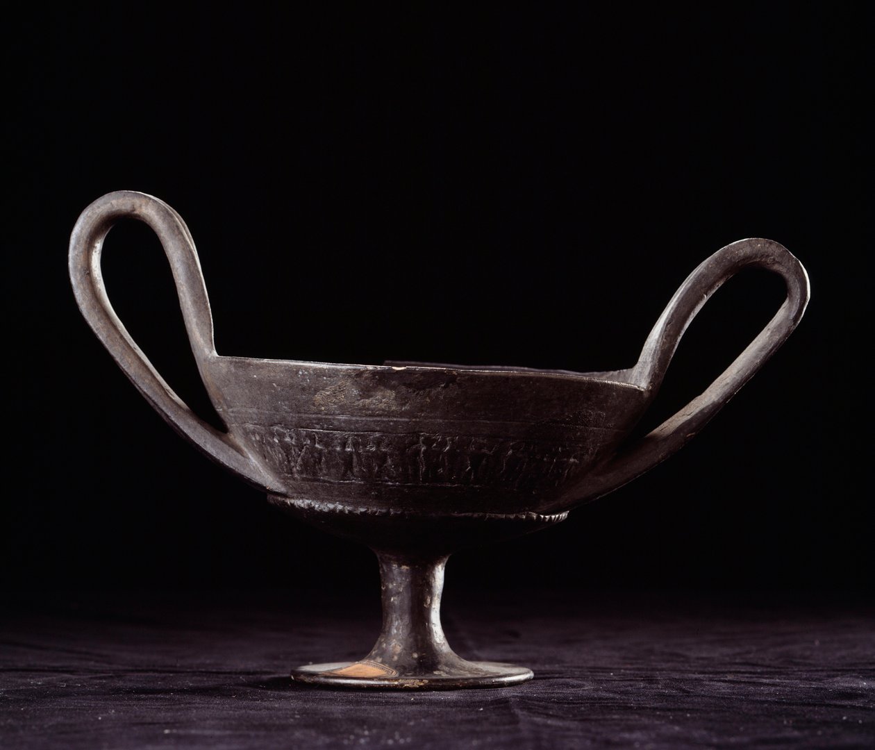 Civilización etrusca: kantharos de Etruscan