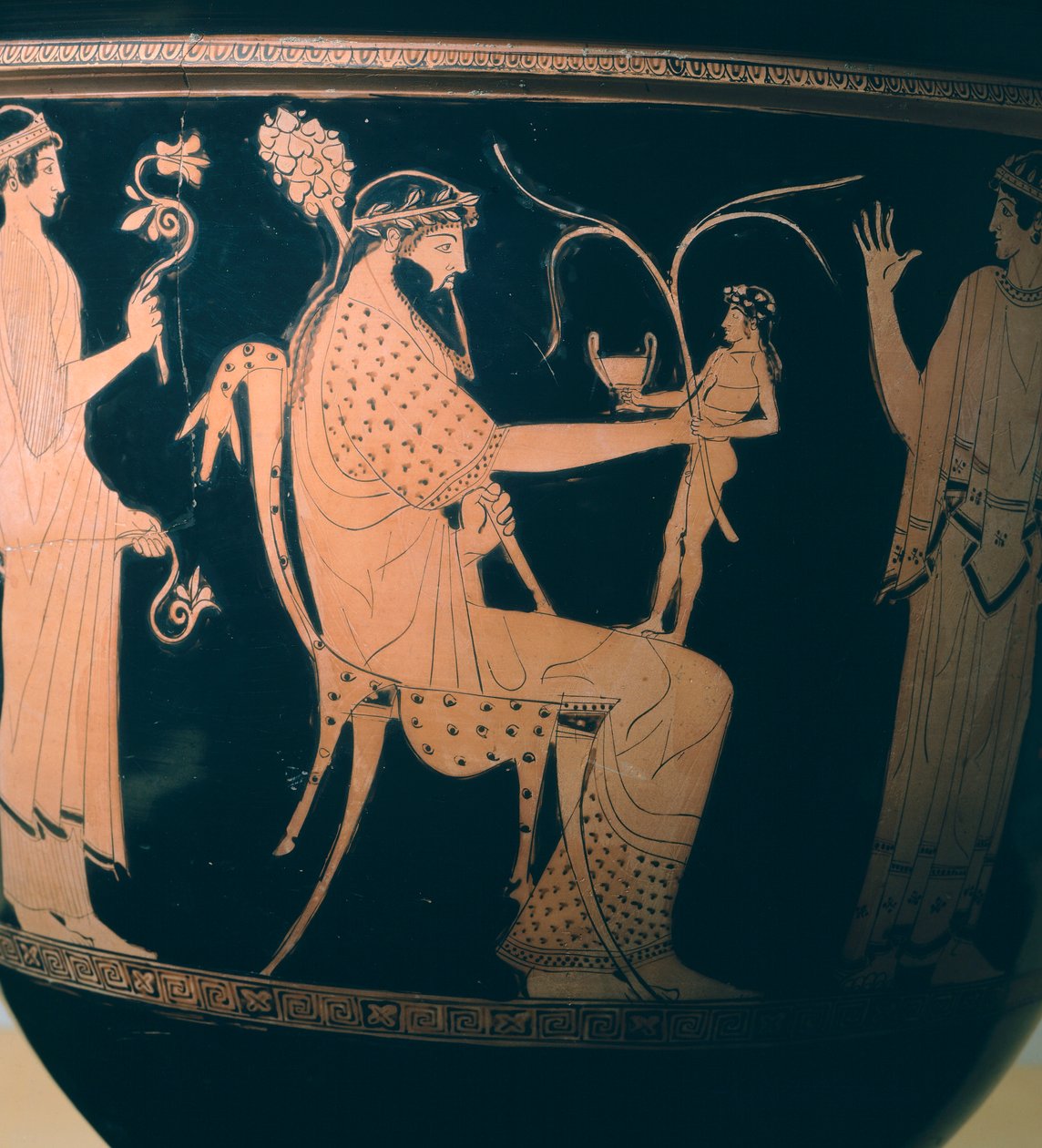 Crátera (gran jarrón) (detalle) de Etruscan