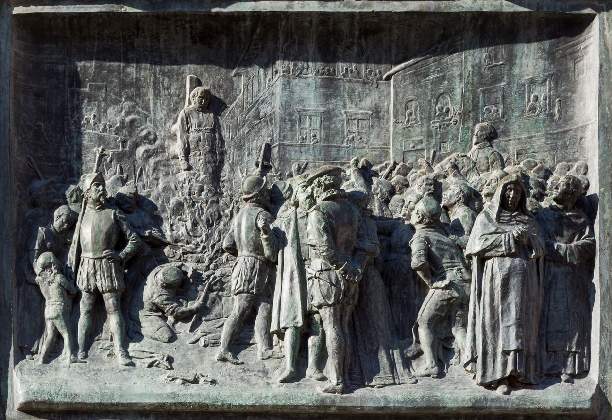 Giordano Bruno quemado en la hoguera, Campo de