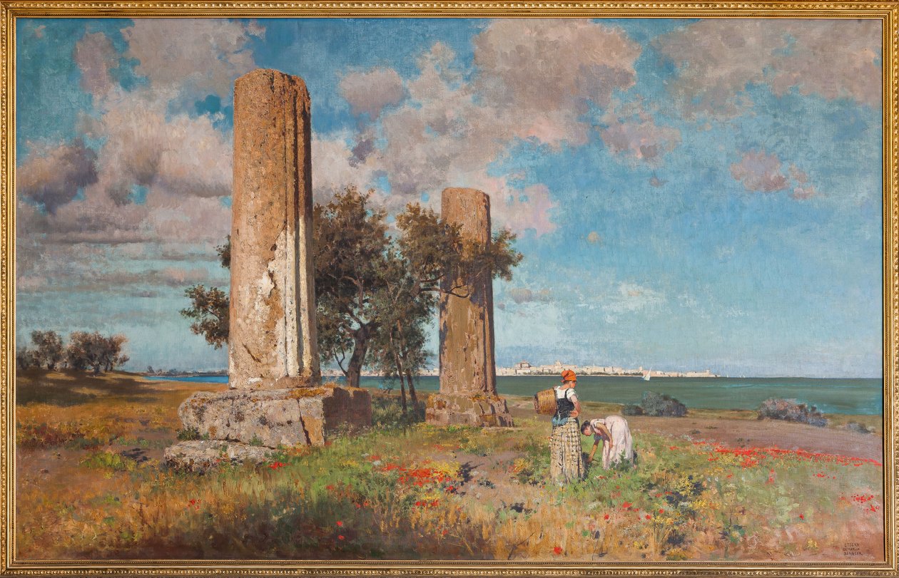 El templo de Júpiter en Siracusa de Ettore de Maria-Bergler