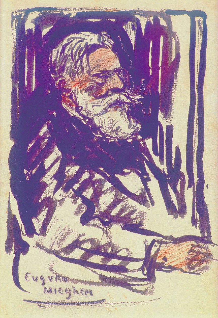 El pintor James Ensor de Eugeen van Mieghem