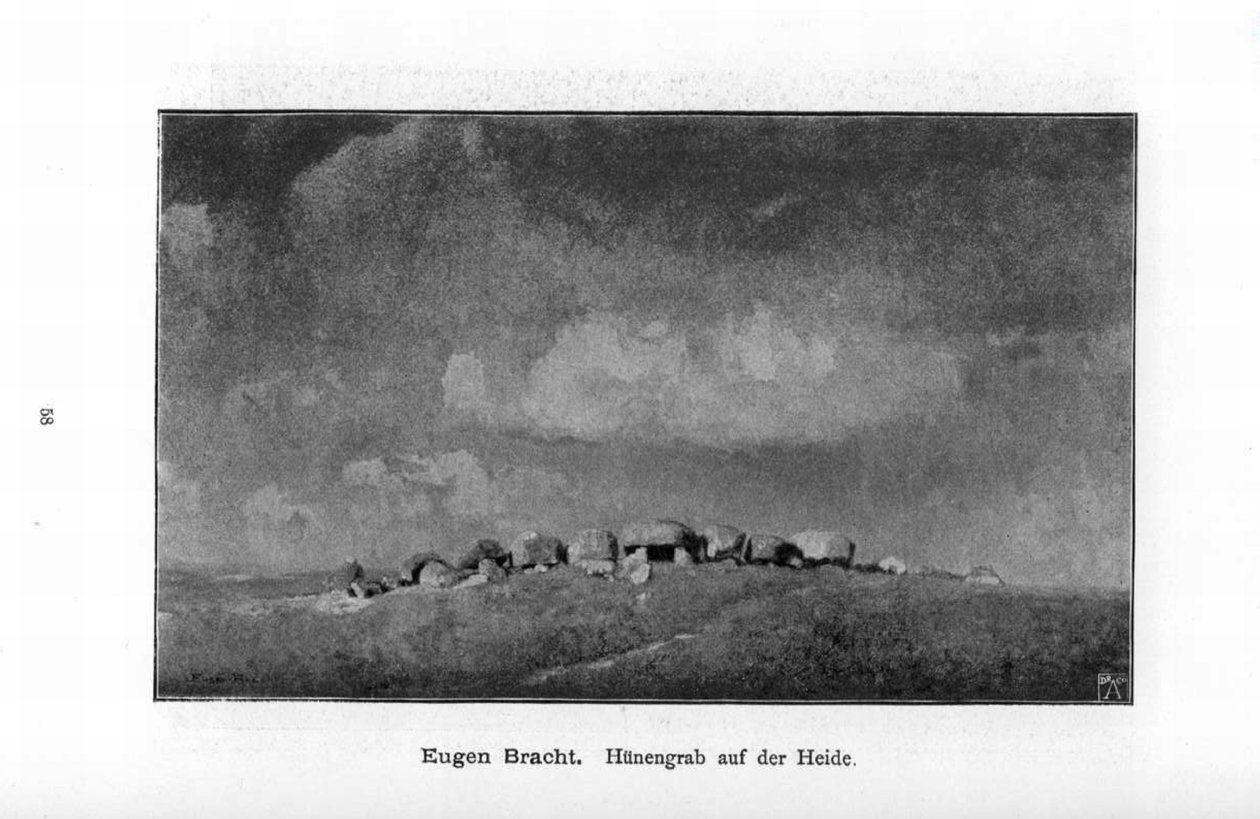 Túmulo en el brezal de Eugen Felix Prosper Bracht
