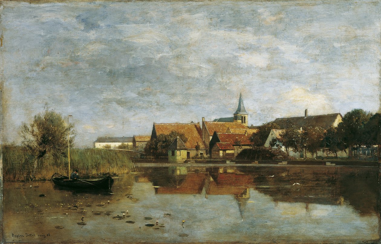 Vista de Giessen (Brabante Septentrional) de Eugen Jettel