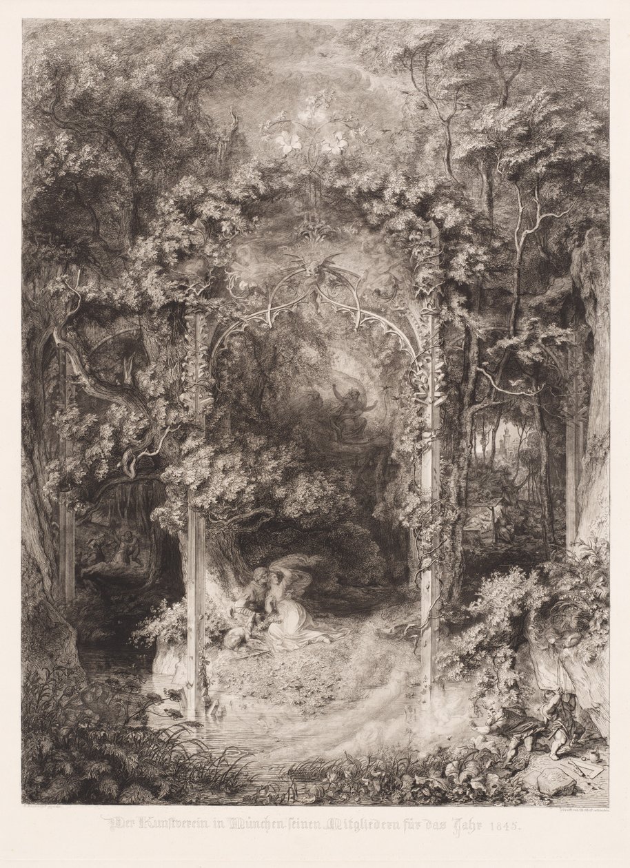 Das Waldfräulein de Eugen Napoleon Neureuther