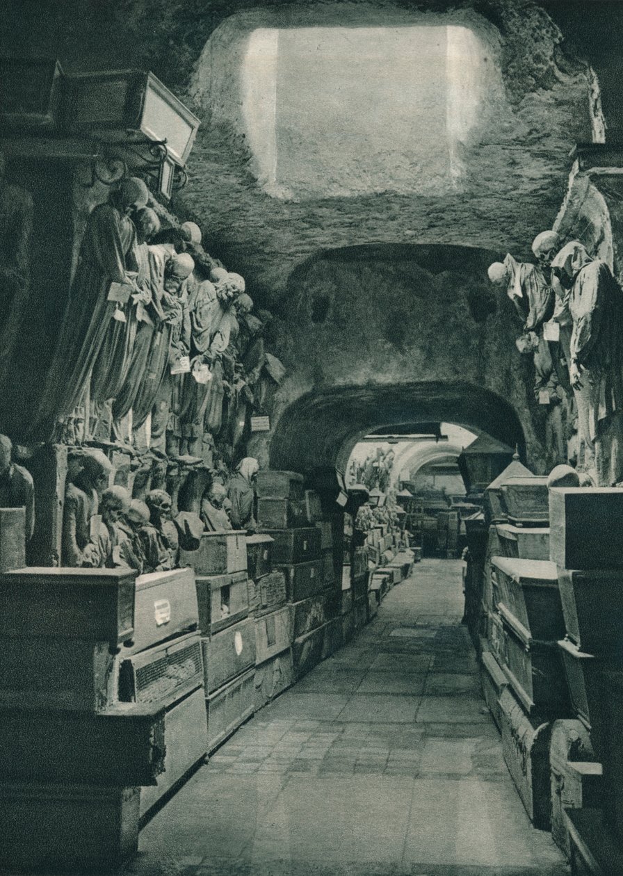 Catacumbas de los Capuchinos, Palermo, Sicilia, Italia de Eugen Poppel