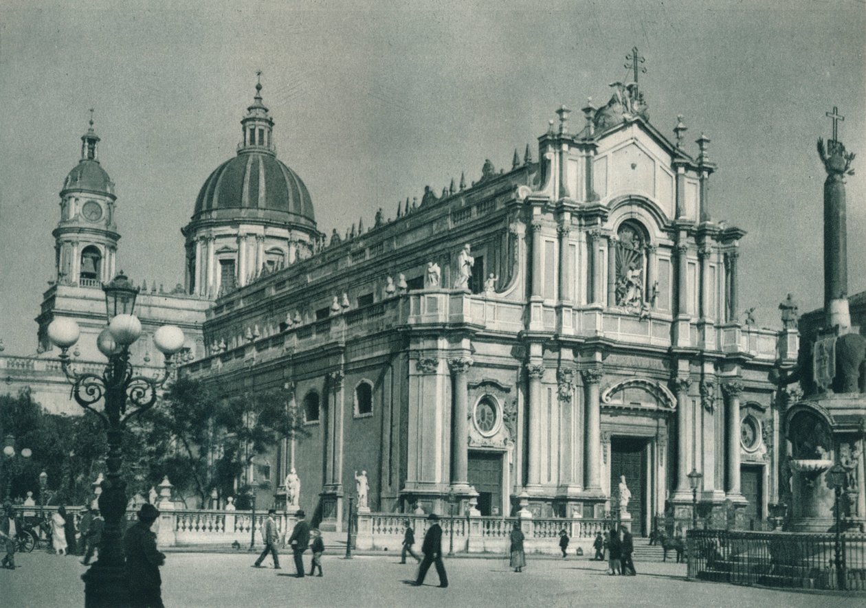 Catedral de Catania, Sicilia, Italia, 1927 de Eugen Poppel