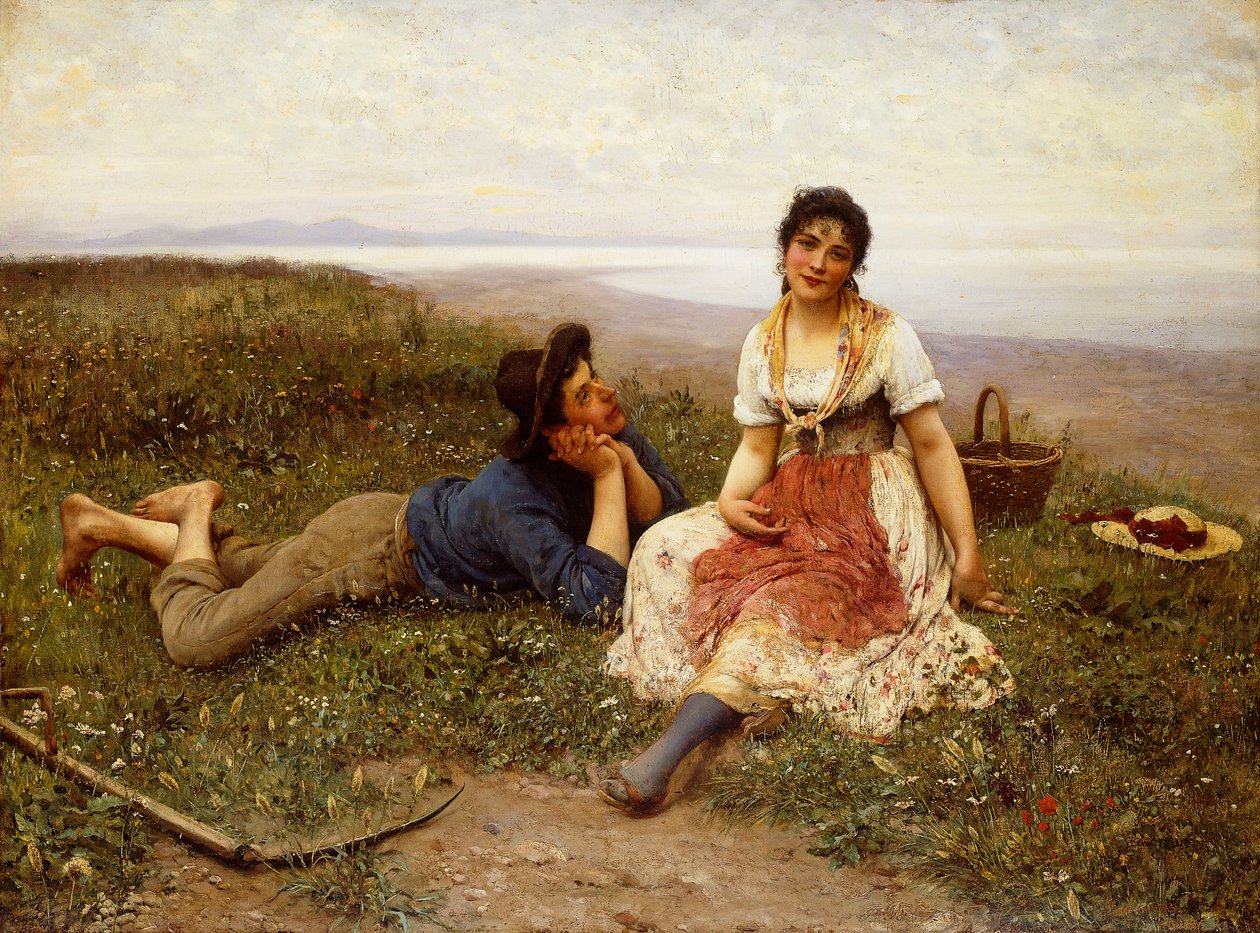 Coqueteo de Eugen von Blaas