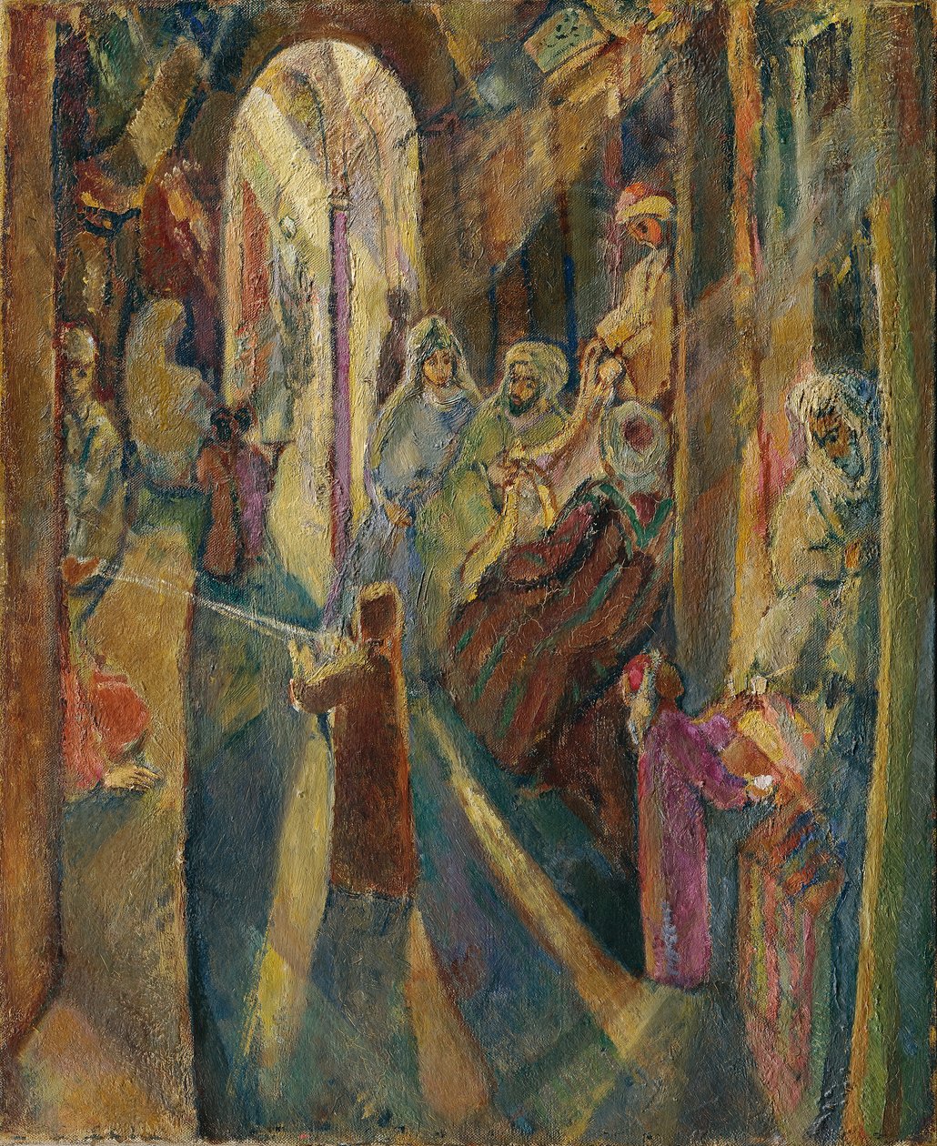 Bazar en Oriente de Eugen von Kahler