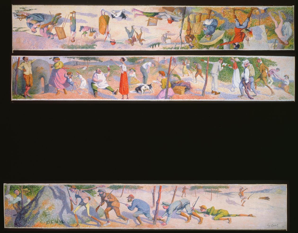 Tres escenas humorísticas, 1918 de Eugene Cadel