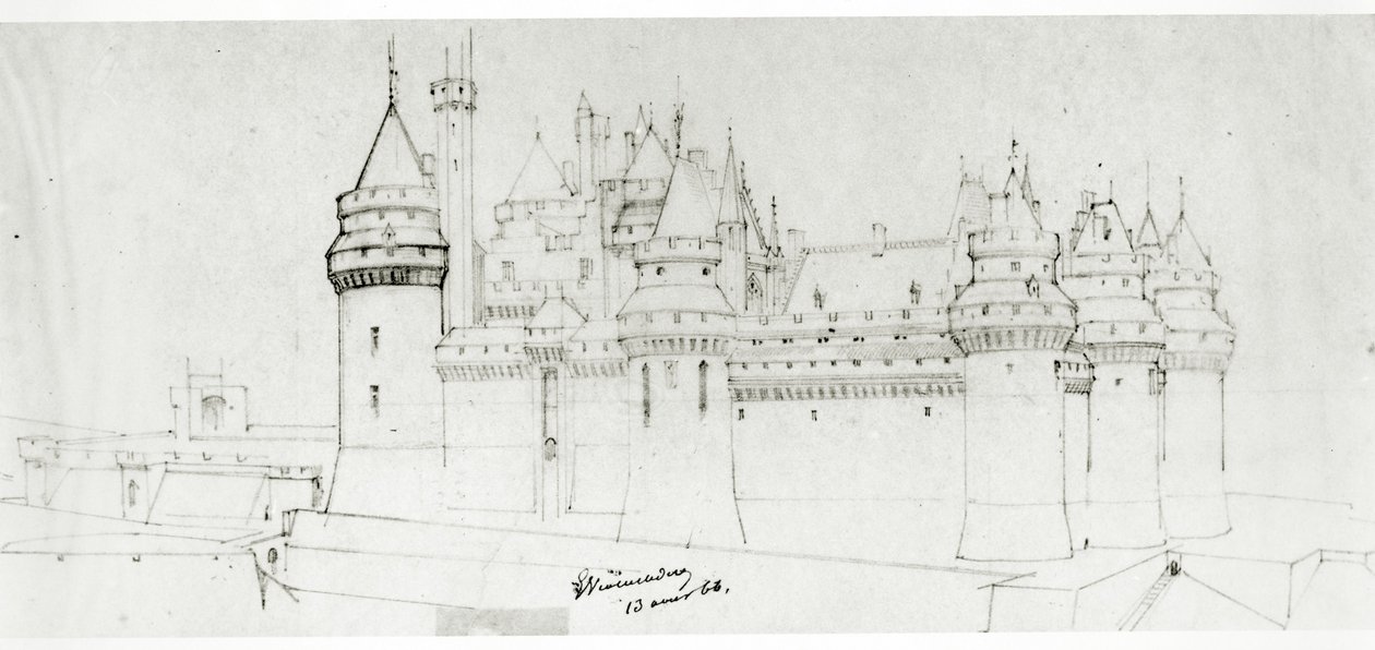 Château de Pierrefonds, 1866 de Eugene Emmanuel Viollet le Duc