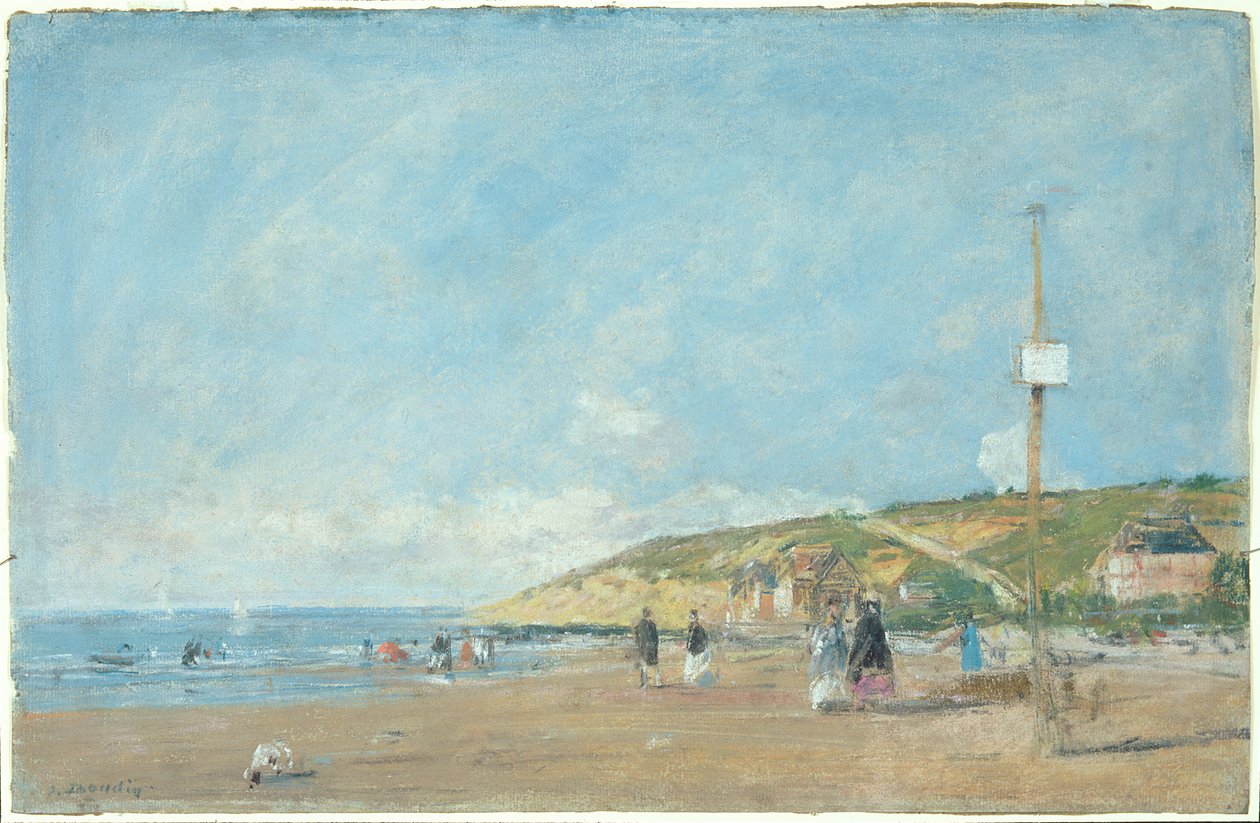 Una orilla del mar de Eugene Louis Boudin