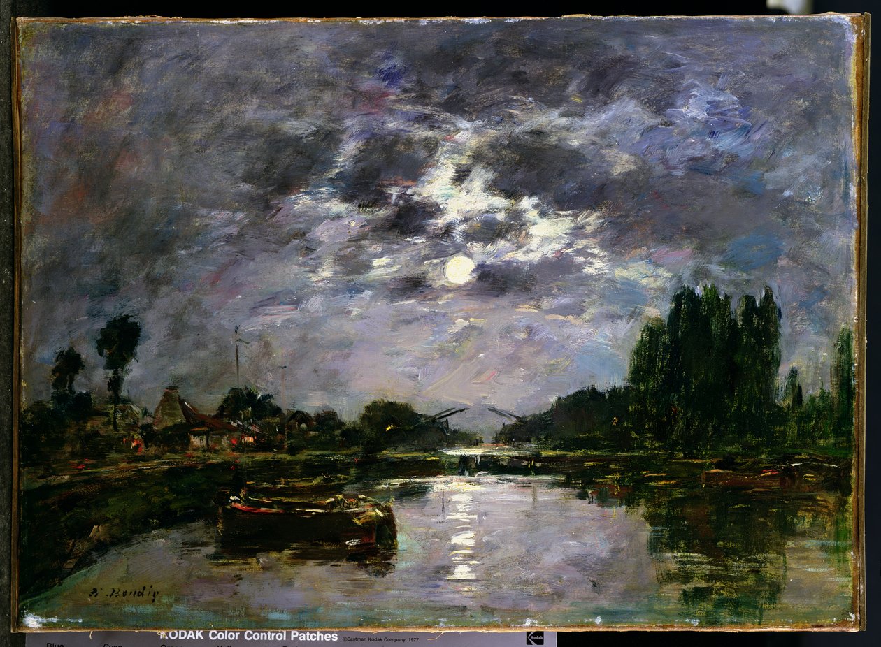 El Efecto de la Luna, 1891 de Eugene Louis Boudin